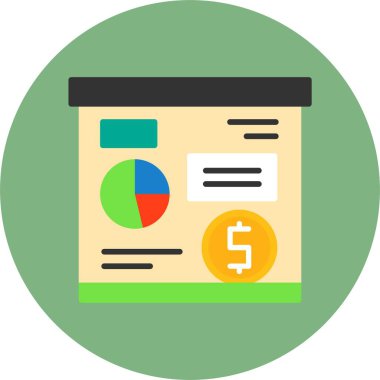 Vergi konsepti simgesi, vektör illüstrasyonu basit tasarım