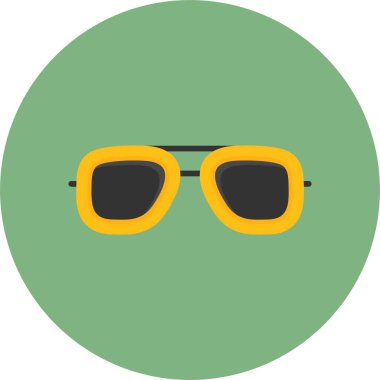  gözlük ikonu vektör illüstrasyonu