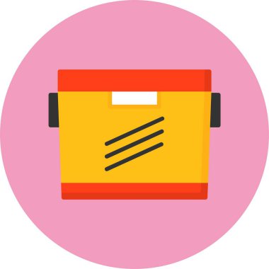 Daha serin. Web simgesi basit illüstrasyon