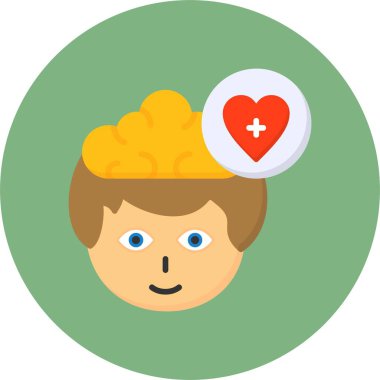 Sağlık web simgesi, basit vektör illüstrasyonu 