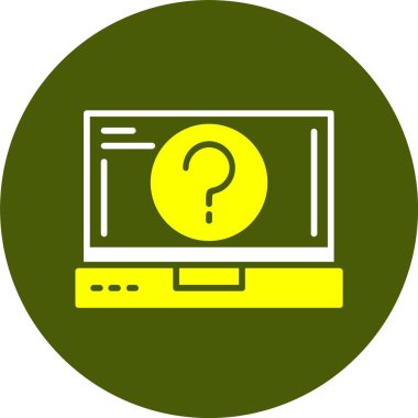 Beyaz Arkaplan ile Yardım Masası Simgesi