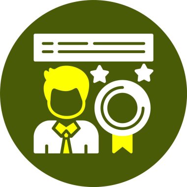 çalışan simgesi, vektör illüstrasyonu basit tasarım