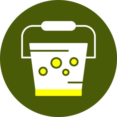 kova simgesi vektör illüstrasyon tasarımı