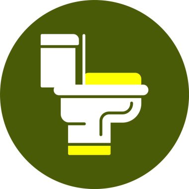  Tuvalet ikonu vektör illüstrasyon tasarımı