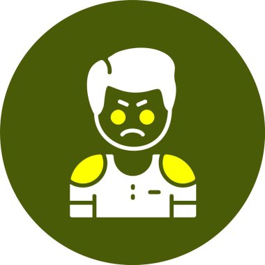 Kıskançlık. Web simgesi basit vektör illüstrasyonu