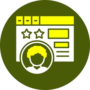 User icon, vector illustration simple design