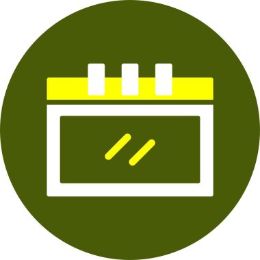 Takvim Sayfası Simge İşaretleme Vektörü