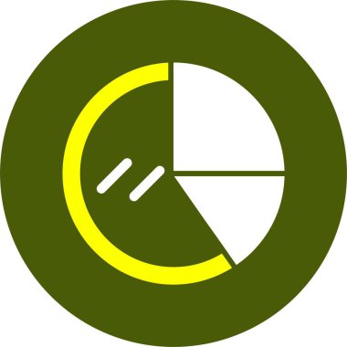 analitik grafik ikon vektör illüstrasyonu 