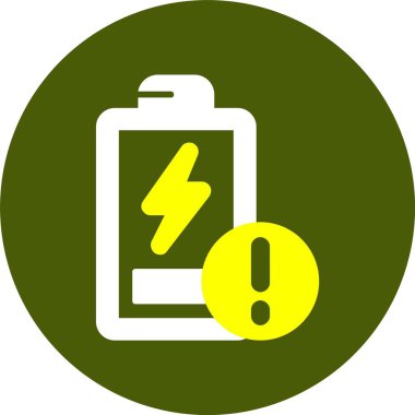  pil ikonu vektör çizimi tasarımı