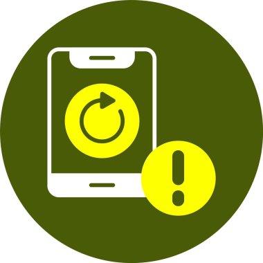 Web simgesi döndür, basit vektör illüstrasyonu