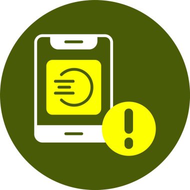 Çalışan uygulama web simgesi, basit vektör illüstrasyonu