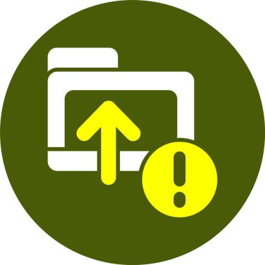 Depolama web simgesi, basit vektör illüstrasyonu