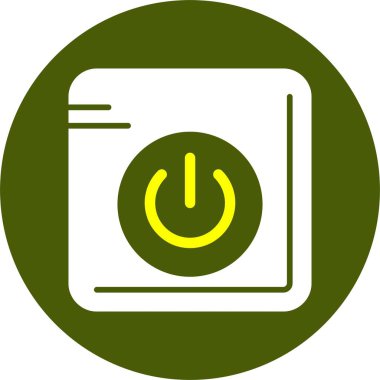 Güç Ağı simgesi, basit vektör illüstrasyonu