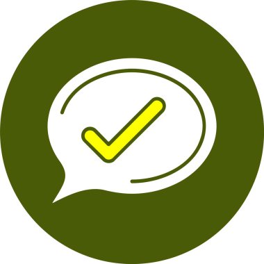 Mark Simge Vektörü 'nü kontrol et. Web Sitesi Bilgisayar ve Mobil Vektörü Sembolü