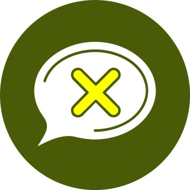 Çapraz ağ simgesi, basit vektör illüstrasyonu