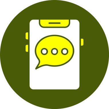 İleti balonu sohbeti, illüstrasyon, beyaz arkaplan üzerindeki vektör 