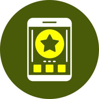 Yıldız simgesi vektör çizim tasarım