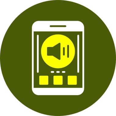 Sözcü Simgesi. Cilt Simgesi Vektörü. Hoparlör ikon vektörü. Ses Sembolü