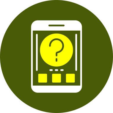 Beyaz Arkaplan ile Yardım Masası Simgesi