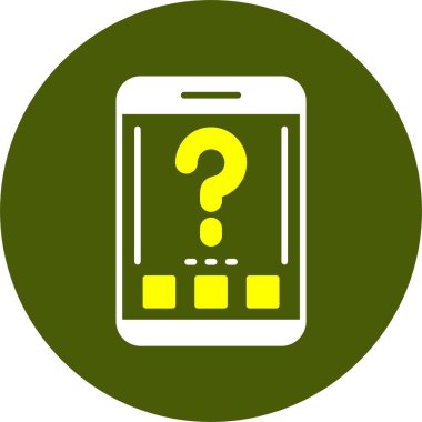 akıllı telefon simgesi, vektör illüstrasyonu basit tasarım