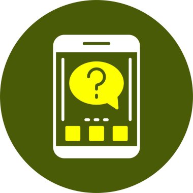 akıllı telefon simgesi, vektör illüstrasyonu basit tasarım