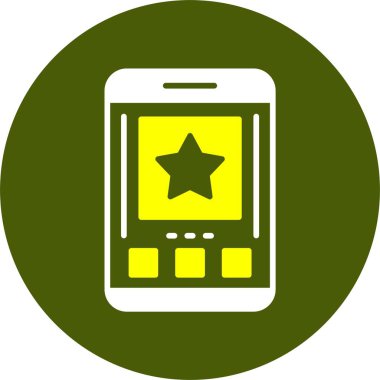 Yıldız simgesi vektör çizim tasarım