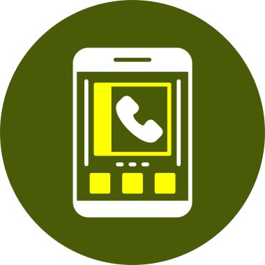 İletişim bilgileri simgesi, kartvizit ve web sitesi için vektör