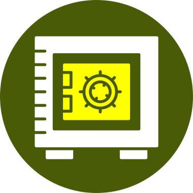 Kasa web simgesi basit tasarım