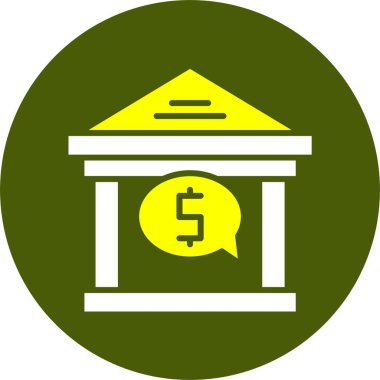 Mali politika. Web basit simgesi illüstrasyonu