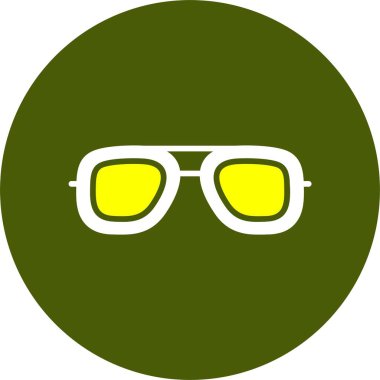  gözlük ikonu vektör illüstrasyonu