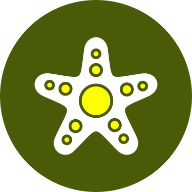 Yıldız simgesi vektör çizim tasarım