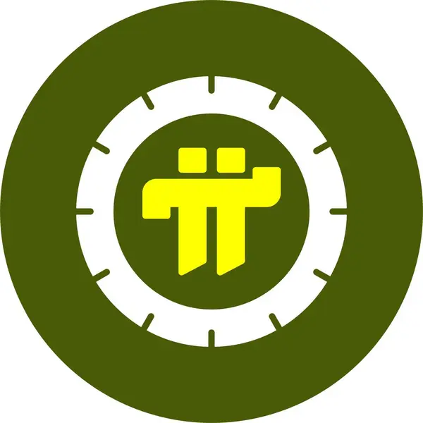 Modern Kripto para birimi simgesinin vektör çizimi