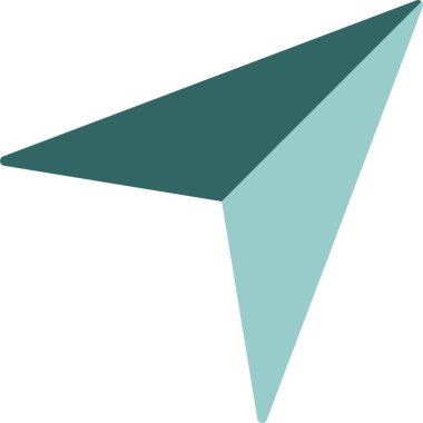 Web simgesi gönder, basit vektör illüstrasyonu