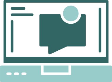 İletilerin vektör illüstrasyon simgesi 