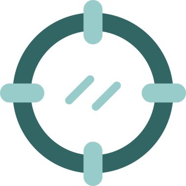 Hedef simgesi basit illüstrasyon            