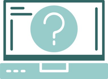 Beyaz Arkaplan ile Yardım Masası Simgesi