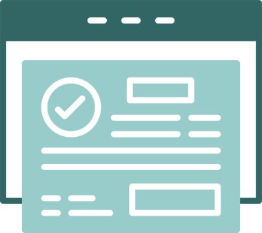 Bul. Web simgesi vektör illüstrasyonu                            