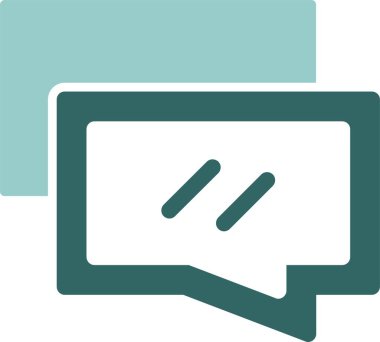 Konuş. Web simgesi basit illüstrasyon