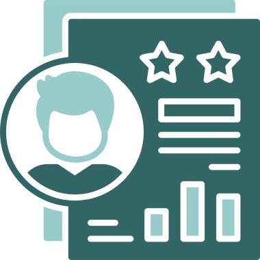 Performans İnceleme simgesi vektör çizimi 