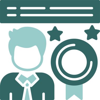 çalışan simgesi, vektör illüstrasyonu basit tasarım