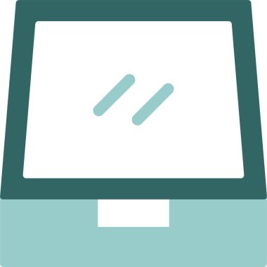 Dizin Arşivi. Dolap. Çekmecede. İzole edilmiş Asgari Tek Düz Simge