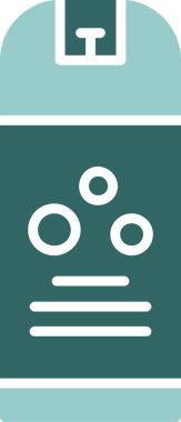 Hava temizleyici ağ simgesi, basit vektör illüstrasyonu