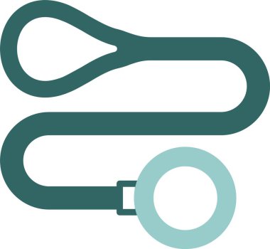 Köpek tasması web simgesi, basit vektör illüstrasyonu