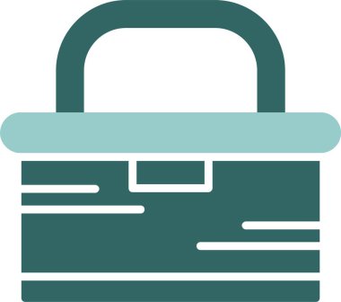 Beslenme kutusu web simgesi, basit vektör illüstrasyonu