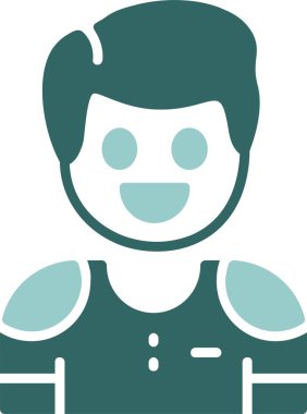 Neşe. Web simgesi basit vektör illüstrasyonu