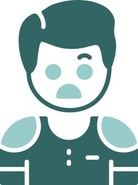 Hoşnutsuzluk. Web simgesi basit vektör illüstrasyonu