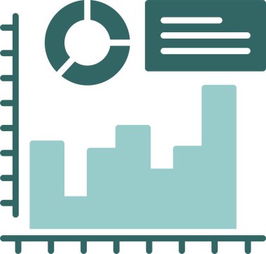 Büyüyen Grafik Simgesi, Grafik Simgesi, Sunum Simgesi. Gri Arkaplanda Pictogram Simgesi. Mobil Uygulama. Basit Düz Metro Tasarım Tarzı. Taslak Simgesi. Düz Tasarım Tarzı. Vektör İllüstrasyonu