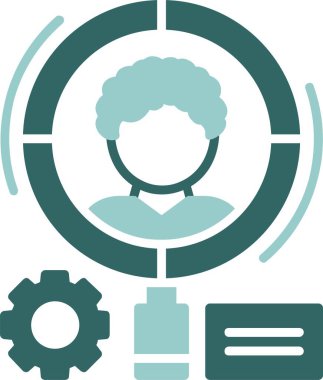 Davranış akışı web simgesi, basit vektör illüstrasyonu