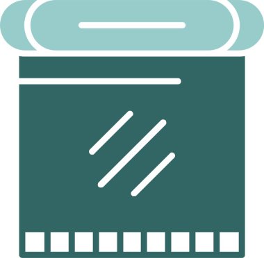 yiyecek dilimleyici basit ikon vektör çizimi