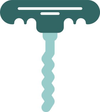 Tirbüşon web simgesi basit tasarım